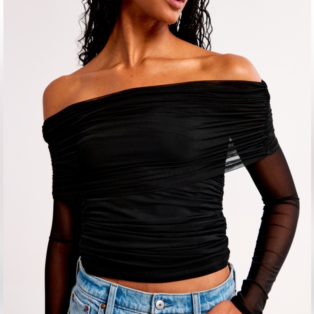Abercrombie & fitch mesh top